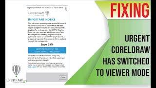 Cara Mengatasi Corel Tercyduk-Corel draw switched to viewer mode