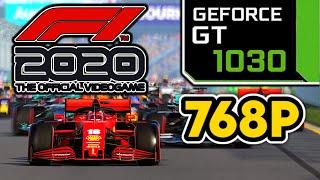 F1 2020 || GT 1030 + i3 7100 Performance Test || 768p All Settings Benchmark