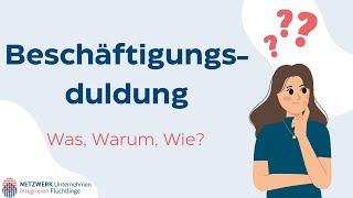 Beschäftigungsduldung: was Sie als Unternehmen wissen müssen