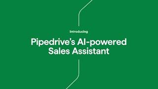 Pipedrive's AI-powered Sales Assistant is here to help you close more deals! 