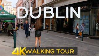 DUBLIN CITY CENTRE GRAFTON STREET WALKING TOUR 4K IRELAND 2021