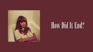 At least I'm trying || a Taylor Swift playlist