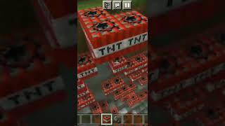 BIG TNT BLAST  IN  MINECRAFT#minecraftshorts #minecraft #tntblast