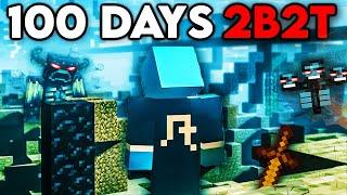 I Survived 100 Days SOLO on 2b2t...Here's What Happened!