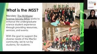 McMaster Science Society Webinar