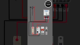 RCCB Wiring | Residual Current Circuit Breaker #shorts #youtubeshorts