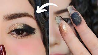 Apply Eyeshadow with Finger! NO BRUSH NEEDED Beginners Eye Makeup Tutorial!🟡