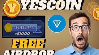 Yescoin Mining Bot Airdrop - Yescoin Telegram Mining Airdrop Big Update - Free Crypto Airdrop