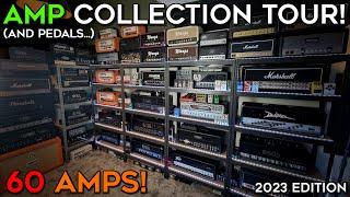 One Of The BIGGEST Amp Collections In The World?! (60 Guitar Amps!)