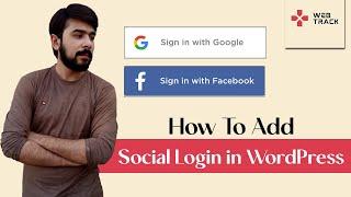 How To Add Social Login to WordPress (FREE !!)