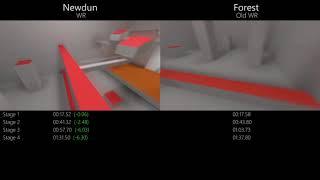 CS:S - Newdun (cheated?) vs. Forest on bhop_sqee.