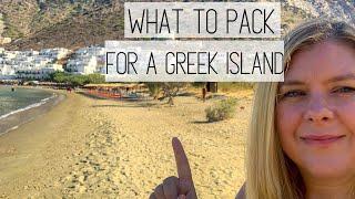 What to Pack for a 7 Day Greek Island Trip | Greece Travel