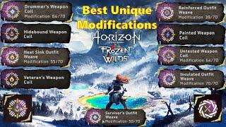 Best Unique Modifications in Horizon Zero Dawn - Tutorial on how to take them all Very Rare Modifica