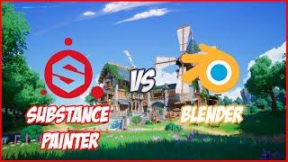 Substance Painter Vs Blender | which one is better for Texturing Your Models ?