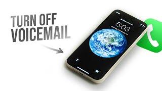 How to Turn Off Voicemail on iPhone (tutorial)
