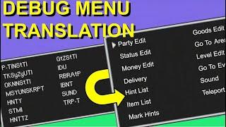 EarthBound's DEBUG MENU in ENGLISH (Guide)