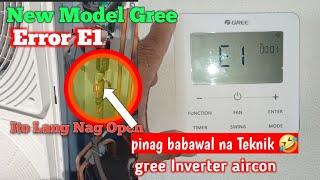 Error E1 Gree New Model Inverter Duct Type. How to fix E1 Gree Inverter Duct Type 0505265874