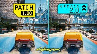 Cyberpunk 2077 Release vs Patch 2 0 Physics and Details 2024