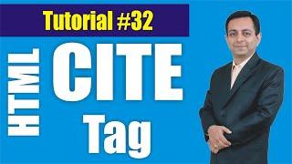 313# How to use Cite Tag in HTML (Hindi) || HTML Tutorial 32