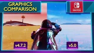 No Man's Sky | WORLDS 5.0 Update | Graphics Comparison on Switch