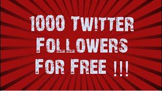 3 quick tips to reach 1000 FOLLOWERS ON TWITTER