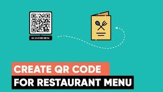 How to Create QR Code for Restaurant Menu (2024)