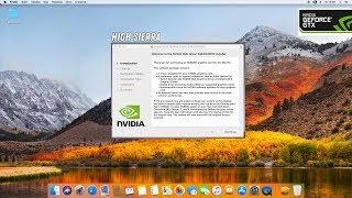 Как установить nvidia WebDriver Hackintosh High Sierra/ How to install nVidia Web Drivers