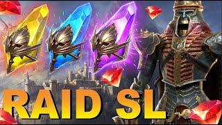 Raid: SL ДЯДЯ О | Х15 ДЖОРГИД + ГНУТ / ОТКРЫТИЯ ОСКОЛКОВ / РОЗЫРЫГРЫШ РУБИНОВ /  ТОП АКК 