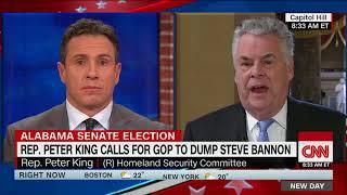 GOP Senator Peter King: Steve Bannon ‘Looks Like Some Disheveled Drunk Who Wandered on to the Politi