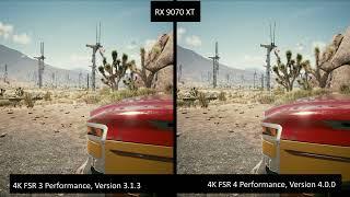 FSR 4 VS FSR 3.1.3 Cyberpunk 2077 - Using Optiscaler - RX 9070 XT