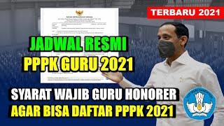 TERBARU !! JADWAL RESMI DAN SYARAT WAJIB PPPK GURU 2021