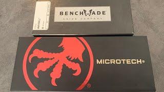 Benchmade Infidel and Microtech Ultratech  OTF comparison