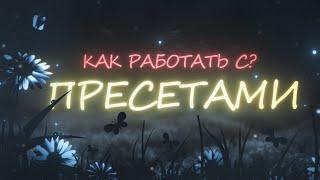 КАК Работать с ПРЕСЕТАМИ в Adobe After Effects ?