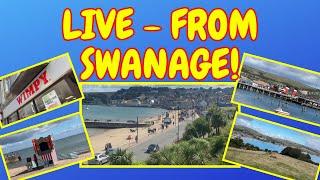 SWANAGE - LIVE WALK FROM PEVERILL HEAD DOWN THROUGH TO SWANAGE BEACH