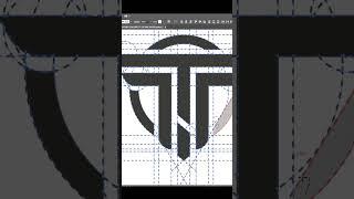 Tutorial Cara membuat logo keren di Adobe illustrator / Corel draw #shorts #logo #logodesign