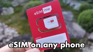 How to use an eSIM on any phone with eSIM.me