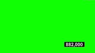 Timer For Sponge Effect (Green Screen) (Only 1 Min)