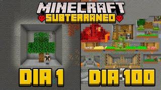 SOBREVIVI 100 DIAS em UMA CAVERNA no MINECRAFT 1.21 HARDCORE - O FILME