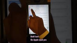 How to Bold Text on Apple iPad pro 2022