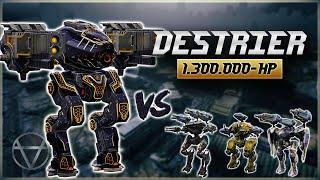 [WR]  Destrier UE w/ 1.300.000 HP Fights TITANS – Mk3 Gameplay | War Robots