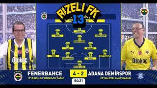 Fenerbahçe 4-2 Adana Demirspor - FB TV GOL ANLARI - 3 Nisan 2024