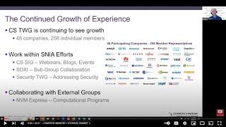 SNIA CMSS23 - Standardizing Computational Storage