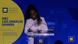 HRC President Kelley Robinson Speaks at the 2024 HRC Los Angeles Dinner