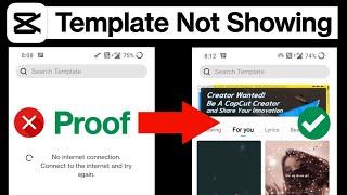 How to Fix Capcut Template Not Showing | How to Get capcut templates |capcut templates problem 2024