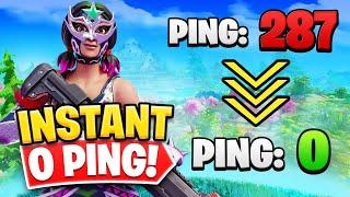 How To Get 0 Ping in Fortnite Chapter 4 Season 2! - Get Lower Ping Fast! - Fortnite Tips & Tricks