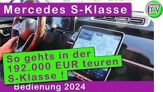 Bedienung Mercedes S-Klasse W223 S223 MB S350 S450 S580 4MATIC 2024