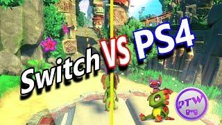 Yooka Laylee Switch VS PS4!