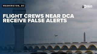 Flight crews arriving at DCA received collision warning despite no other planes around