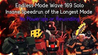 TDX | Endless Mode Wave 169 Solo Speedrun