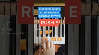 Easiest RUSH E Piano Tutorial Ever!